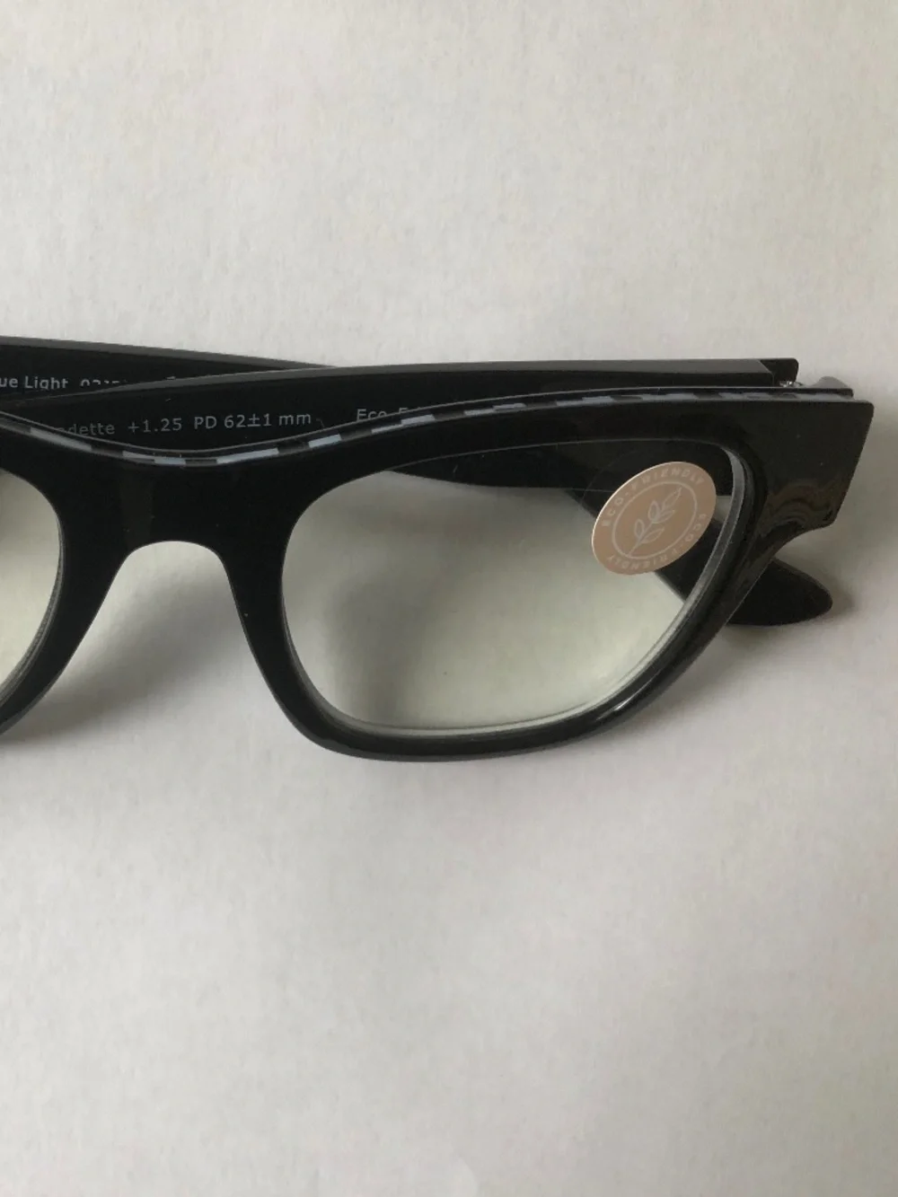 New Bernadette Black Peepers Blue Light reading glasses +1.25